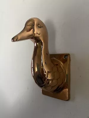 Vintage Copper Duck Wall Mount For Towels Hang Items On The Duck Head • $24