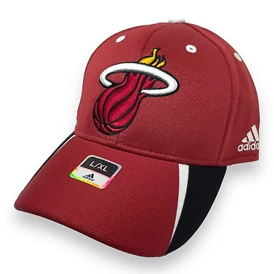Miami Heat Adidas NBA Basketball Logo Flex Fit Cap Size L/XL NWT Jimmy Butler • $13.88