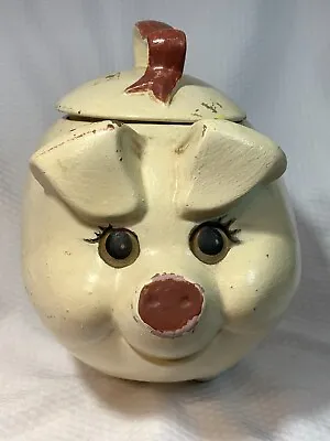 Vintage Poppytrail Metlox Pig Cookie Jar • $71