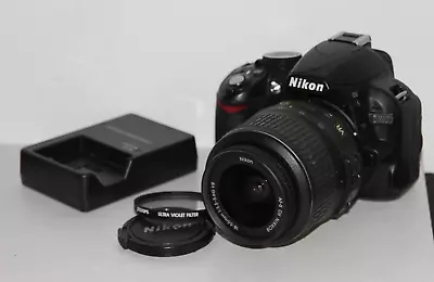 Nikon D3100 Digital Camera  18-55mm Lens Tested.Free Warranty.2966 Shutter Count • £139.99