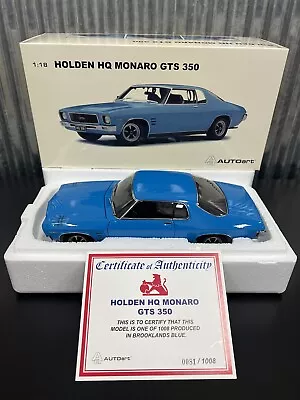 BROOKLANDS BLUE Holden HQ Monaro GTS • $350