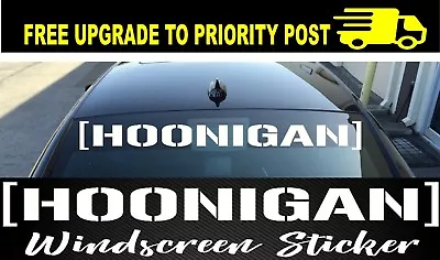 Hoonigan Car Sticker 1 Metre Windscreen Jdm Decal • $21.90