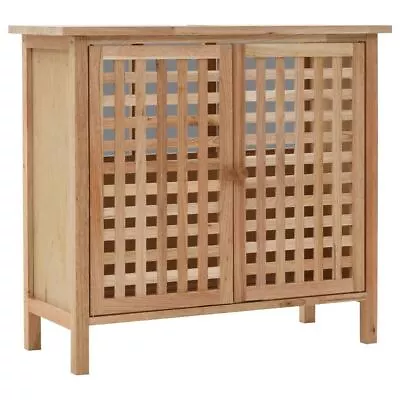 Wooden Sink Cabinet Bathroom Storage Cupboard Vanity Unit Stylish Lattice Design • $121.95