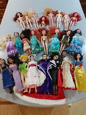 Lot Of 24 Disney Doll Figures 2000s Up(evil Queen Cruella Mary Poppins Etc) • $140