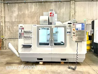 Haas VF-3SS CNC High Speed Machining Center 4th Axis Wired 12000 RPM Spindle • $44500