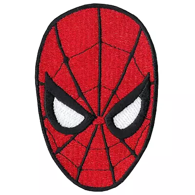 Marvel Comics The Amazing Spiderman Head Shot Mask Iron On Patch • $10.99