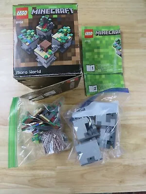 Lego 21102  Minecraft Micro World -Complete W/Box And Manual! • $30