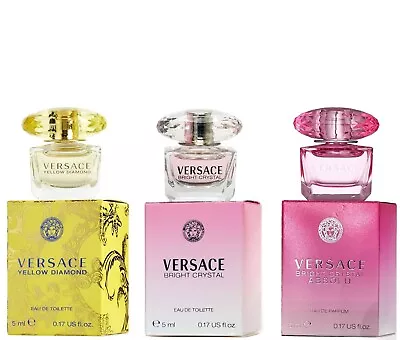 Versace Miniature Variety Trio Collection Perfume Gift Set For Women • $50