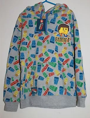 The Lego Movie Emmett Character Hoodie Jumper Pullover Kids Size 7 BNWT 2015 • $29.99