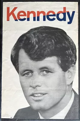 Assassinated Senator Robert Kennedy President 1968 Presidential Campaign Poster! • $19.99