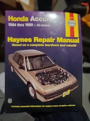 Haynes Repair Manual 42011 Honda Accord 1984-1989 All Models • $14.49