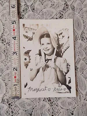 Vintage Margaret O'Brien Photo Card 1940s Child Actress Movie Star FREE SHIPPING • $12.99