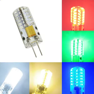 G4 GU4.0 LED Bulb T4 12V 2W Red/Green/Blue/White 48-3014SMD Light Silicone Lamp • $2.29