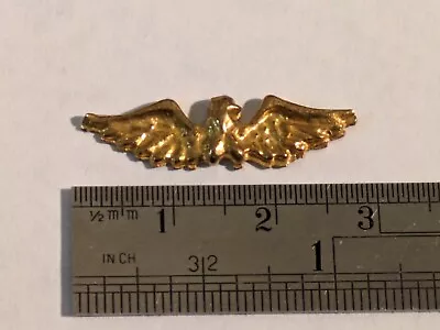 Ship Model Fittings Parts Gilt Brass Flat Back Eagle Hull Decor 30mm X 8mm • $4.50