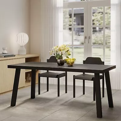 Chitwood Indoor Modern Industrial Acacia Wood Dining Table • $112.51