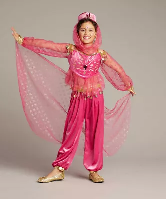 Chasing Fireflies Wishcraft 10-12 Arabian Genie Costume I Dream Of Jeannie 7 Pc  • $124.99