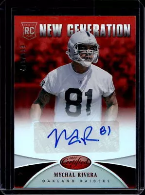 2013 Certified Mychal Rivera Mirror Red Rookie Autograph Auto #470/499 Raiders • $0.99