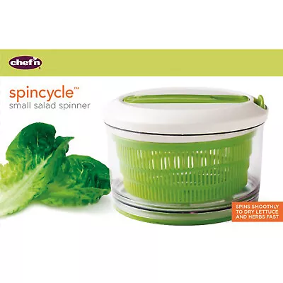 Salad Spinner Chef'n Spin Cycle Lettuce Leaf Spinner In Gift Box • £19.95