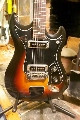 Vintage Hagstrom II With Hardtail Bridge • $849