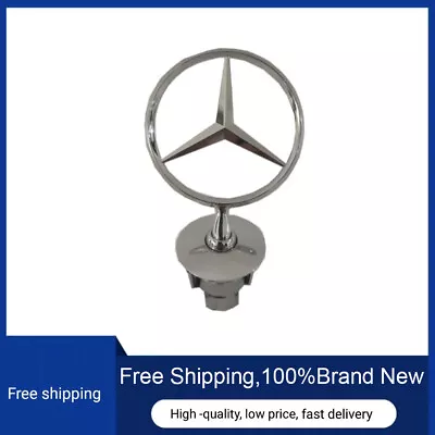 Silver Front 3D Hood Emblem Fit Mercedes-Benz  C230 C280 CLK320 E350 E320 E/S500 • $19.99