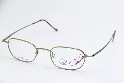 C.w. Bliss Kenmark Ag Gunmetal Havana Authentic Frames Eyeglasses 44-19 • $31.15