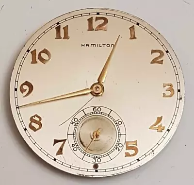 Pocket Watch Movement HAMILTON 10 S • $35.99