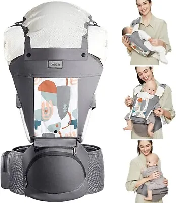 £32.99 • Buy BEBEAR Baby Carrier Multifunction Baby Carrier Hip Seat Ergonomic M Position