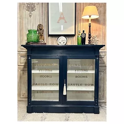£548 • Buy Antique Glazed Cabinet Kingsman Saville Row Display