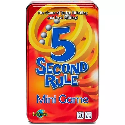 5 Second Rule Tinned Game Board Game + FREE SHIPPING • $24
