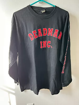 Vintage WWF The Undertaker Deadman Inc. Longsleeve Size XL VTG Wrestling Tee • $61.79