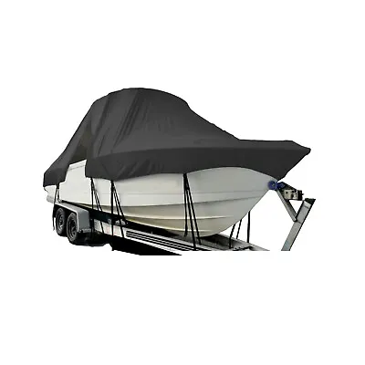 Mako 171 Center Console T-Top Hard-Top Fishing Boat Storage Cover Black • $359.95