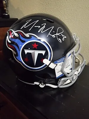 Marcus Mariota Autograph Signed Full Size Titans Speed Rep Helmet HUGE AUTO  • $149.99