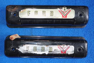 1955  Ford Y-Block Valve Covers 1955-1962 1 Pair  B5A 6582 A • $80