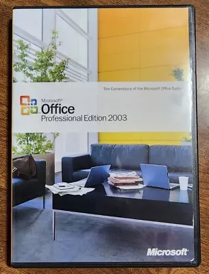 Microsoft Office 2003 Professional Edition W/ Product Key And Manual • $20