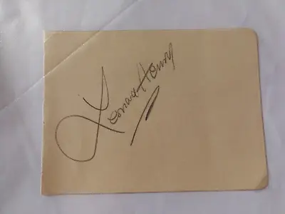 Signed LEONARD HENRY Music Hall Player Autograph Book Page • £4