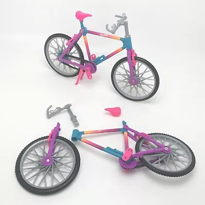 Vintage 1994 Barbie Biking Fun Bike Bicycle Lot Of Complete Bike + Replacement • $10.04