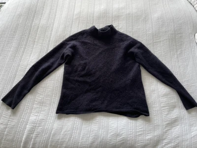 £17.99 • Buy Lovely Jigsaw Navy Blue 100% Cashmere Jumper Size S/M Minor Felting 
