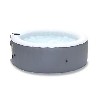 Inflatable Hot Tub Round 6 Person Spa Portable With UVC Sanitizer Most Hygiene  • £269.99