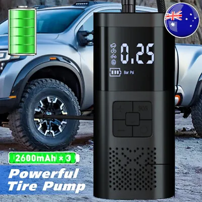 Wireless Tire Air Pump Portable Car Air Compressor For Bike Bicycle Motorcycles • $38.95