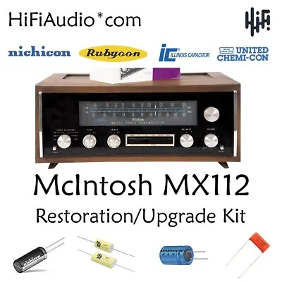 McIntosh MX112 Tuner Restoration Recap Repair Service Rebuild Kit Capacitor • $165