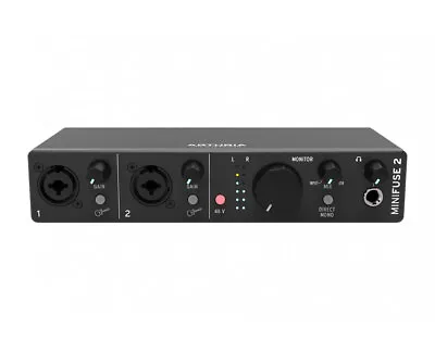 Arturia Minifuse 2 Black 2-in / 2-out Audio Interface - Open Box • $129.99