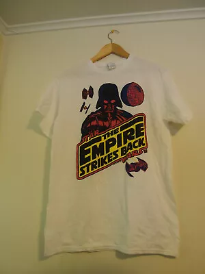 Vintage Star Wars The Empire Strikes Back T Shirt Size M Medium White Retro  • $9.99