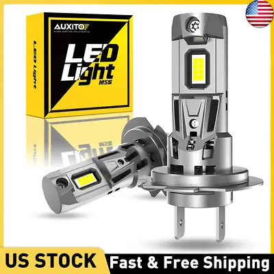 AUXITO H7 LED Headlight Bulb 120W 22000LM Super Bright Kit High Low Beam White • $28.99