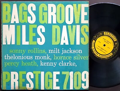 MILES DAVIS Bags Groove LP PRESTIGE LP 7109 US 1958 NJ RVG DG MONO Sonny Rollins • $49.29