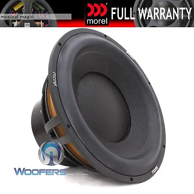 Morel Ultimo 10 Woofer 10  Sub 4 Ohm Car Audio 1000 Watt Subwoofer Speaker New • $999.99