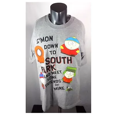 Vintage 1998 South Park “Meet Some Friend Of Mine” (Large) Comedy Central Shirt • $40