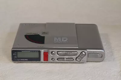 SONY MZ-R37 Minidisc Player Recorder Portable Unit W Remote Used • £22