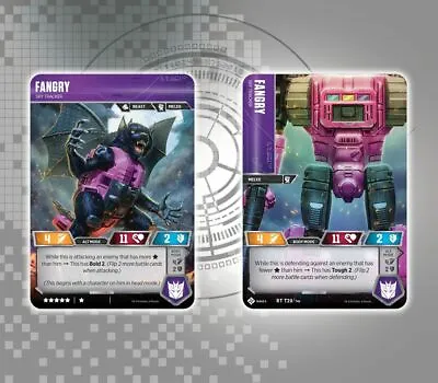 Transformers TCG 1X FANGRY - SKY TRACKER Rare RT T20/T46 - Wave 5 Titan Masters • $1.50