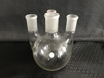 KONTES Glass 1000mL 24/40 34/45 4-Neck Vertical Round Bottom Distilling Flask B • $76.99