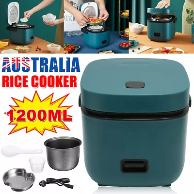 1.2L Electric Mini Rice Cooker Steamer Porridge Soup Portable Small Cooking Pot • $35.85